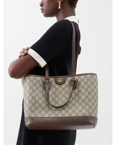 gucci ophidia gg supreme mini tote bag